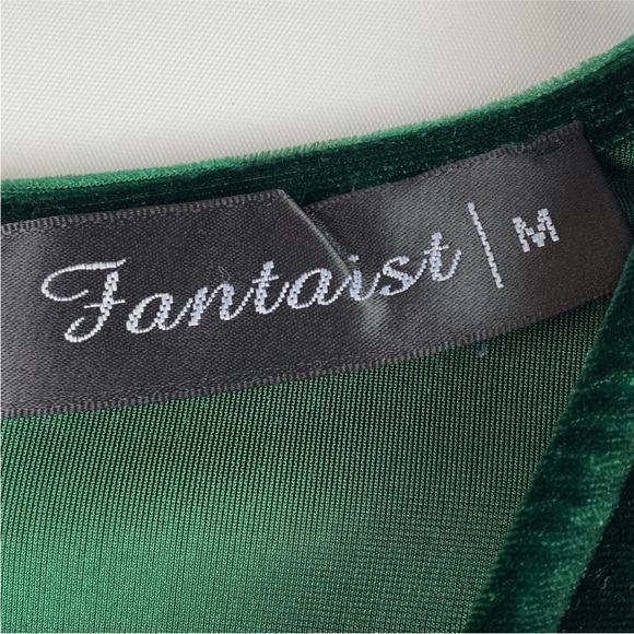 Forrest Green Velvet Wrap
Asymmetrical Dress - Picture 8 of 15